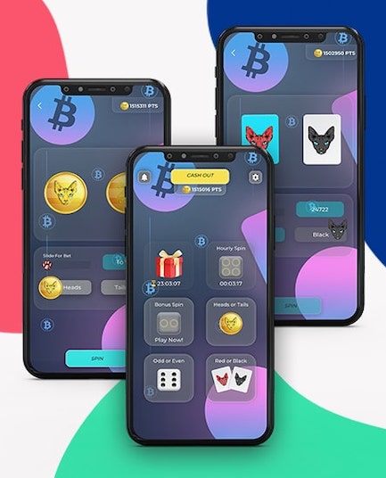 Bitcoin Game uygulama ekranı